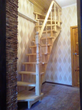 Проектируем, изготавливаем, монтируем лестницы:
- из сосны, ольхи, бука, ясеня,. . фото 8