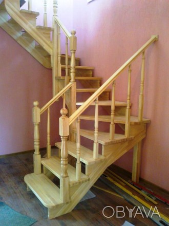 Проектируем, изготавливаем, монтируем лестницы:
- из сосны, ольхи, бука, ясеня,. . фото 1