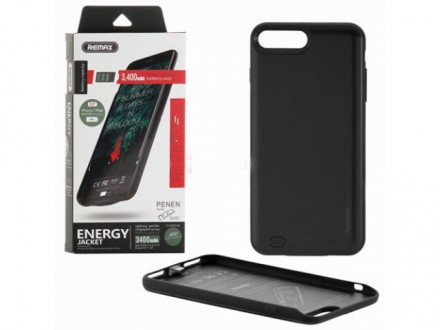 Чехол-аккумулятор Remax PN-02 iPhone 7 Plus/8 Plus Power Case - полезное устройс. . фото 4
