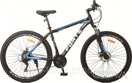 Опис Велосипед Forte Braves МТВ 26"/15" (117821) черно-синий Велосипед Forte Bra. . фото 1