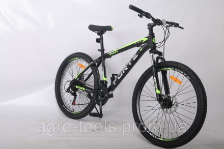 Опис Велосипед Forte Braves МТВ 26"/17" (117825) черно-зеленый Велосипед Forte B. . фото 4