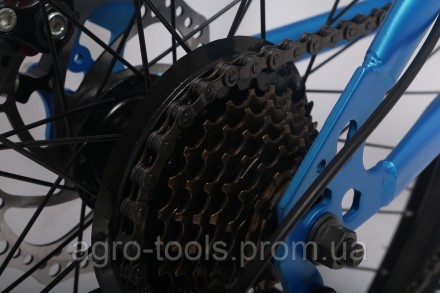Опис Велосипед Forte Braves МТВ 27,5"/19" (117838) черно-синий Велосипед Forte B. . фото 5