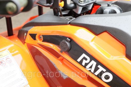 Опис Квадроцикл RATO ATV200 STANDARD оранжевый Описание Квадроцикл RATO ATV200 S. . фото 4