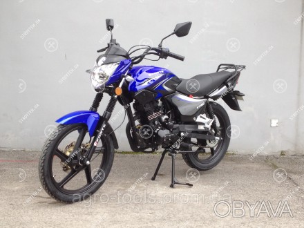 Опис Мотоцикл FT150-23 N синий Forte В мотоцикле FORTE FT150-23 N стоит мощный 4. . фото 1