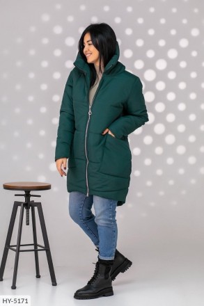 
Женская теплая Куртка Батал с капюшоном
Код 015999
Модная и удобная теплая женс. . фото 3