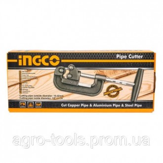 Труборіз для різання металевих труб 10-42 мм INGCO — компактний і зручний інстру. . фото 2