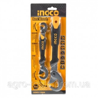Комплект ключів універсальних 2 шт. 9-32 мм INGCO — це ручні інструменти в набор. . фото 2