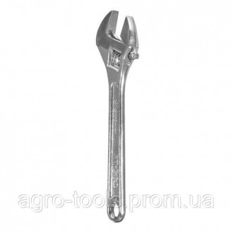 Ключ розвідний 200 мм (0-24 мм) INGCO має міцну конструкцію, широку ручку і зруч. . фото 5