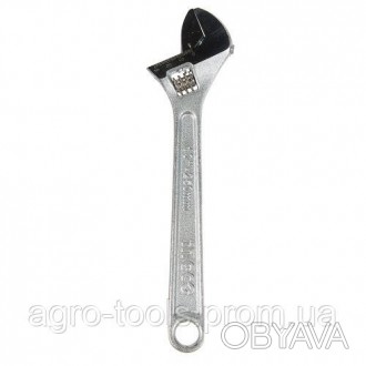 Ключ розвідний 250 мм (0-30 мм) INGCO має міцну конструкцію, широку ручку і зруч. . фото 1