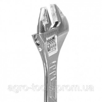 Ключ розвідний 300 мм (0-35 мм) INGCO має міцну конструкцію, широку ручку і зруч. . фото 5