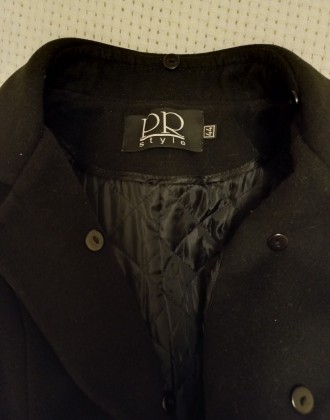 Жіноче зимове (осіннє) пальто чорного кольору зі з;ємним хутряним коміром та поя. . фото 5