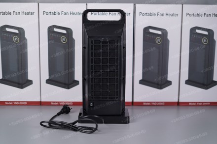 Купить обогреватель воздухонагреватель Portable Fan Heater (YND-2000D) черный эл. . фото 3