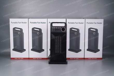 Купить обогреватель воздухонагреватель Portable Fan Heater (YND-2000D) черный эл. . фото 2