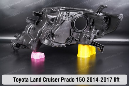 Новый корпус фары Toyota Land Cruiser Prado J150 (2014-2017) IV поколение 1 рест. . фото 3