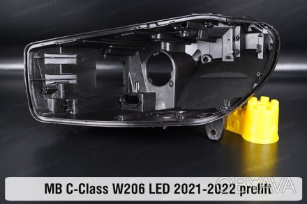 Новый корпус фары Mercedes-Benz C-Class W206 LED (2021-2024) дорестайлинг левый.. . фото 1