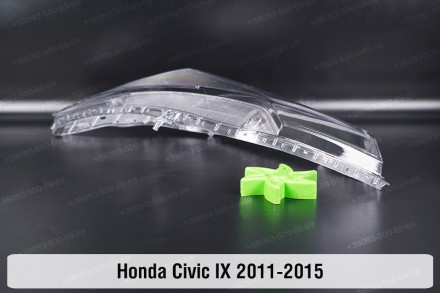Скло на фару Honda Civic (2011-2015) IX покоління ліве.
У наявності скло фар для. . фото 9