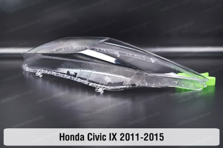 Скло на фару Honda Civic (2011-2015) IX покоління ліве.
У наявності скло фар для. . фото 6