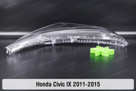 Скло на фару Honda Civic (2011-2015) IX покоління ліве.
У наявності скло фар для. . фото 5