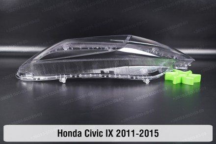 Скло на фару Honda Civic (2011-2015) IX покоління ліве.
У наявності скло фар для. . фото 4