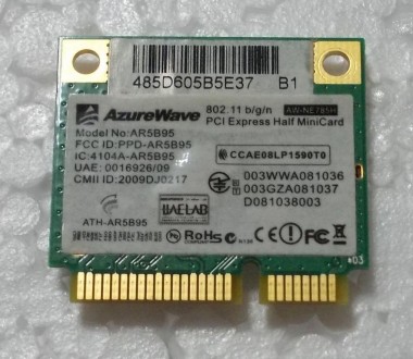 WIFI адаптер з ноутбука ASUS X72D AR5B95 0C05-000V0AS0

Стан гарний. Без пошко. . фото 3