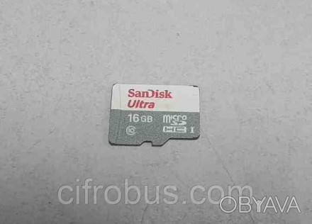 SanDisk Ultra 16 Gb MicroSD
Внимание! Комісійний товар. Уточнюйте наявність і ко. . фото 1