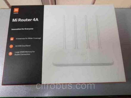 Бездротовий маршрутизатор (роутер) Xiaomi Mi Wi-Fi Router 4 A (DVB4210CN) під ке. . фото 2