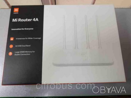 Бездротовий маршрутизатор (роутер) Xiaomi Mi Wi-Fi Router 4 A (DVB4210CN) під ке. . фото 1
