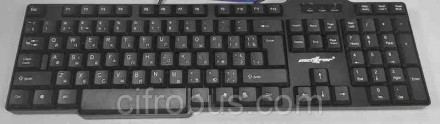 Клавіатура Maxxter KB-111-U. Призначення: для настільних ПК. Під'єднання: дротов. . фото 3