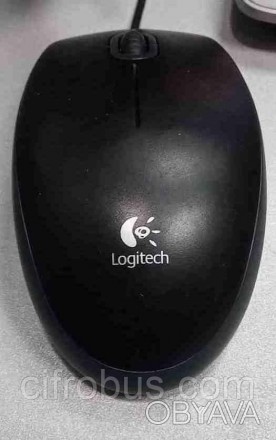 Дротова миша, інтерфейс USB, для настільного комп'ютера, світлодіодна, 3 клавіші. . фото 1