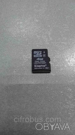 MicroSD 4Gb - компактное электронное запоминающее устройство, используемое для х. . фото 1