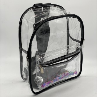 
Прозрачный мини-рюкзак
Стильный прозрачный мини-рюкзак. Выполненный с плотной с. . фото 8