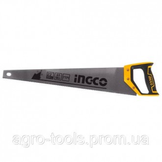 Ножівка по дереву 550 мм 7 з/д INGCO використовується для розпилювання дерев'яни. . фото 2