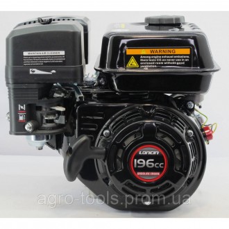 Опис Loncin G200F Двигун бензиновий
Рівень шуму: 70 дБ(А)
Балансувальний вал: ні. . фото 7