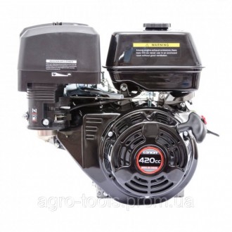 Опис Loncin G420F Двигун бензиновий
Рівень шуму: 70 дБ(А)
Балансувальний вал: ні. . фото 2