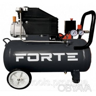 Опис Forte FL-2T50N Компресор
Компресор Forte FL-2T50N - потужна одноциліндрова . . фото 1