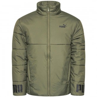 Куртка спортивная мужская Puma Essentials Padded Jacket 587689 44 (зеленая, зима. Червоноград. фото 1 Куртка спортивная мужская Puma Essentials Padded Jacket 587689 44 (зеленая, зима. Червоноград. фото 1