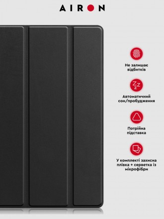 Чехол AIRON Premium – это ультратонкий чехол-книга для Lenovo tab M10 Plus 3rd G. . фото 8