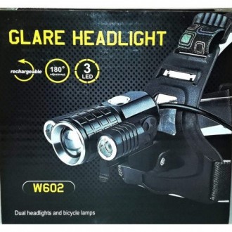 Фонарик на голову Police W602-T6+2XPE – это мощный налобный фонарь с тремя свето. . фото 4