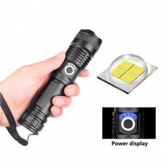 Ручной светодиодный фонарь Police X71A-HP50 - это переносной аккумуляторный фона. . фото 4