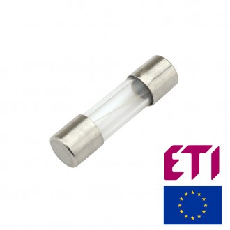 Предохранитель ETI CH 6,3x32 F 6,3A 250V 6710080 (универсальный, стекло). Луцьк. фото 1 Предохранитель ETI CH 6,3x32 F 6,3A 250V 6710080 (универсальный, стекло). Луцьк. фото 1