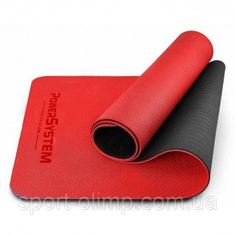 Килимок для фітнесу і йоги Power System Yoga Mat Premium PS-4060 Red
Призначення. . фото 3