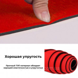 Килимок для фітнесу і йоги Power System Yoga Mat Premium PS-4060 Red
Призначення. . фото 9