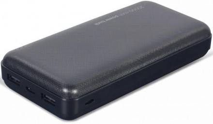 Power Bank 20000 mAh Gembird PB20-02 портативное зарядное устройство Black (моби. Луцк. фото 1 Power Bank 20000 mAh Gembird PB20-02 портативное зарядное устройство Black (моби. Луцк. фото 1