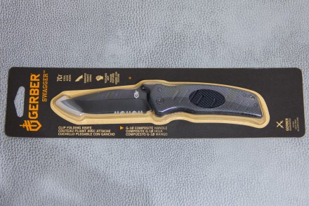 НОВИЙ Ніж Gerber Swagger - стильна модель складного ножа з комбінованим лезом, щ. . фото 2