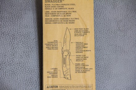 НОВИЙ Ніж Gerber Swagger - стильна модель складного ножа з комбінованим лезом, щ. . фото 4