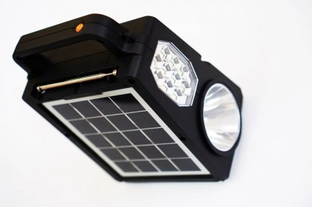 Портативная солнечная автономная система Solar FP-05WSL + FM радио + Bluetooth +. . фото 3