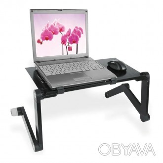 
Подставка для ноутбука Laptop Table T6 00068 позволяет работать в любом месте и. . фото 1