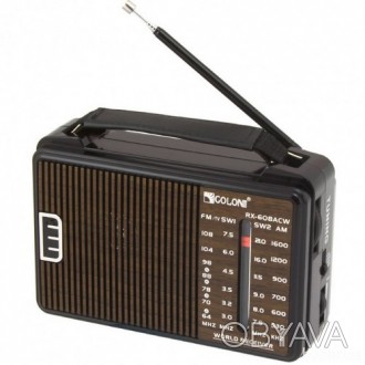 
Данная модель радиоприемника GOLON RX-608 всегда поможет вам насладиться любимо. . фото 1