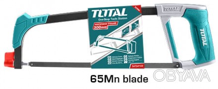 Ножовка по металлу TOTAL THT541026 с удобной системой замены и натяжения полотна. . фото 1