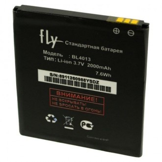 Аккумулятор Fly BL4013 2000mAh Fly IQ441 Radiance
Емкость: 2000mAh Гарантия: 12 . . фото 3